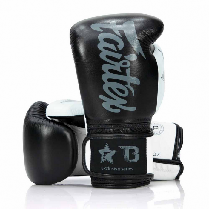 Боксови Ръкавици - Fairtex FXB-BG V2 - Black/White